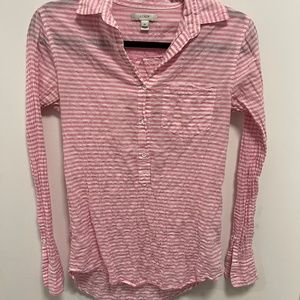 Jcrew Stripe Popover